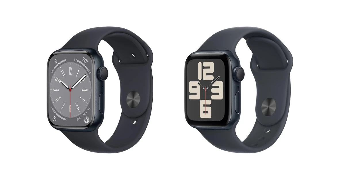 Apple Watch SE 2 vs Series 8