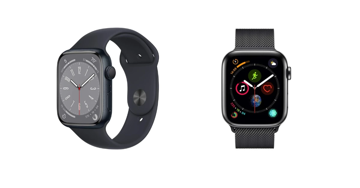Apple Watch Series 4 vs Series 8