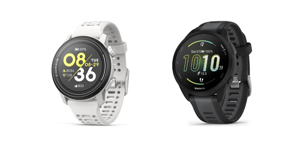 Coros Pace 3 vs Garmin 165