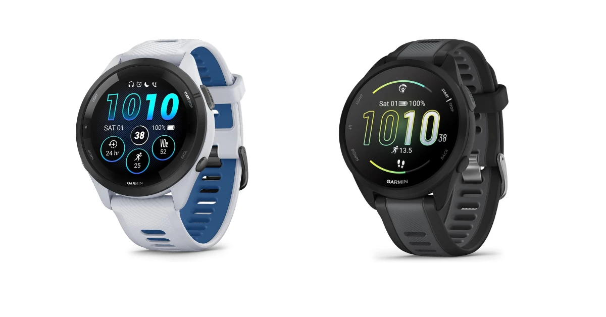 Garmin Forerunner 165 vs Forerunner 265