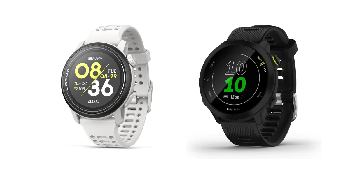 Garmin Forerunner 55 vs Coros Pace 3
