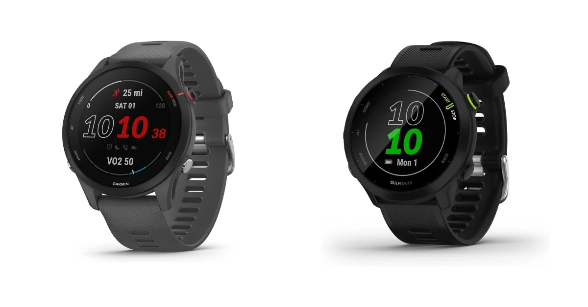 Garmin Forerunner 55 vs Forerunner 255