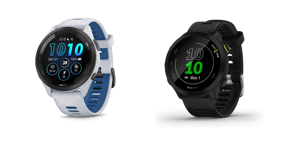 Garmin Forerunner 55 vs Forerunner 265