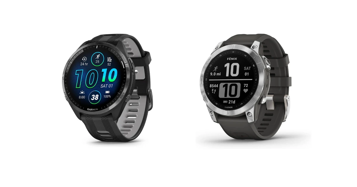 Garmin Forerunner 965​ vs Fenix 7